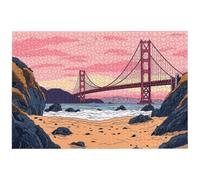 Puzzle 6000 Piezas San Francisco, Puzzle Paisajes para Adultos, Rompecabezas Desafiante para Adultos, Rompecabezas Madera para Toda la Familia, Puzzles con Caja para Decoracion Hogar, Regalos, -7258