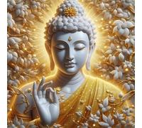 Puzzle 70 Piezas Adultos Buda Dorado, Jigsaw Puzzle 70 Piezas, Rompecabezas Clásico Difícil y Relajante, Idea de Regalo para Ella o Él 45x45cm