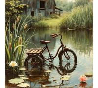 Puzzle 70 Piezas Adultos Junco del Campo, Jigsaw Puzzle 70 Piezas, Rompecabezas Clásico Difícil y Relajante, Idea de Regalo para Ella o Él 45x45cm