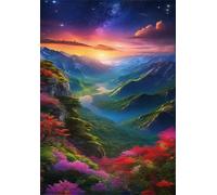 Puzzle 70 Piezas Cordilleras Cañones Rompecabezas Adultos Juguetes Educativos Rompecabezas Desafiante Juegos de Puzzle para Toda la Familia Puzzles 70 Adultos 20 x 15 cm