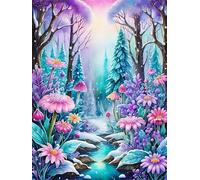 Puzzle 70 Piezas Flores de los bosques de Invierno | Puzzles Adultos | para Toda La Familia | 20x15 cm | Entretenimiento Creativo Rompecabezas Adultos Regalo