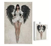 Puzzle 700 Piezas Adultos Ángel & ala, Rompecabezas con Letras Traseras y Póster, Pasatiempo Antiestrés, Decoración de Pared, Regalo Decorar Mujer Hombre 52 x 38 cm (14 Años +) P3#1327