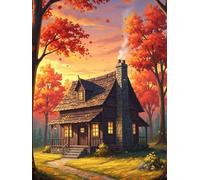 Puzzle 700 Piezas Adultos Arte, Rompecabezas Entretenimiento Creativo, Diversión DIY, Puzzles Clásicos para Adultos, Colorido y con Camino casa Albero-Motivo