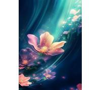 Puzzle 700 Piezas Adultos Flor Abstracta, Retos Divertidos, Relajarse, Desarrolla la Concentraciòn Mentàl, Rompecabezas Adultos 700 Piezas 52 x 38 cm