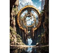 Puzzle 700 Piezas Adultos, Paisaje Cañón Fantasía Puzzles Adultos, Desarrolla la Logica y la Concentraciòn Juguetes Educativos, Rompecabezas 700 Piezas 52x38 cm