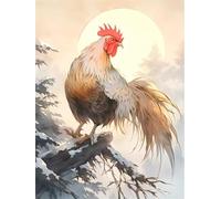Puzzle 700 Piezas Adultos,Pollo al Amanecer Puzzles para Adultos y Niños,Diversión Juguete Educativo Puzzle,Rompecabezas de Impresión de Alta Definición