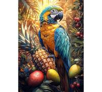 Puzzle 700 Piezas, Loro de Frutas Tropicales Puzzles para Adultos,Rompecabezas de Adultos, Juguetes de Regalo Entretenimento Puzzle, Juego de Rompecabezas