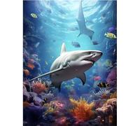 Puzzle 700 Piezas, Paisaje Submarino de Tiburones Puzzles para Adultos,Rompecabezas de Adultos, Juguetes de Regalo Entretenimento Puzzle, Juego de Rompecabezas