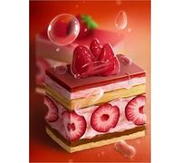 Puzzle 700 Piezas, Pastel de Fresa Puzzles para Adultos Niños,Rompecabezas de Adultos, Juguetes de Regalo Entretenimento Puzzle, Juego de Rompecabezas