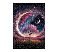 Puzzle 700 Piezas Púrpura Paisaje Fantasía, Rompecabezas para Adultos 52x38 cm, Juguete desafío y Juego Educativo, Ejercita Paciencia y Concentración, Puzzles 700 Piezas Adultos