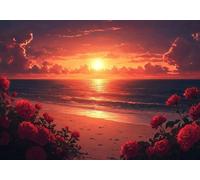 Puzzle 80 Pieces Tramonto panoramico Impossible Rompecabezas Juegos Casuales Puzzle de Madera para Adultos y niños a Partir de 14, Cultivar la Paciencia y la concentración, Decoración del Hogar J-6