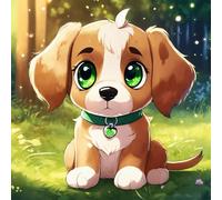 Puzzle 80 Piezas Adultos Lindo Cachorro 28x28 cm Rompecabezas Adultos Dificil Juego Educativo Puzzle Adulto 80 Piezas para Juguetes de Desafío Familiar, Decoración del Hogar