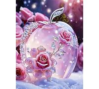 Puzzle 90 Piezas, Rosas de Cristal Puzzles para Adultos,Rompecabezas de Adultos, Juguetes de Regalo Entretenimento Puzzle, Juego de Rompecabezas