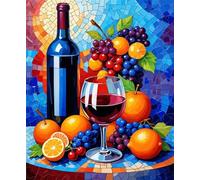 Puzzle 90 Piezas, Vino Tinto de Frutas Puzzles para Adultos,Rompecabezas de Adultos, Juguetes de Regalo Entretenimento Puzzle, Juego de Rompecabezas