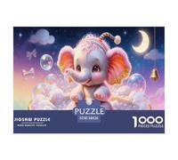 Puzzle A Baby Elefante De 1000 Piezas Interesante Rompecabezas Adultos De 1000 Piezas Decoracion Entretenimento 38x26cm/1000pcs