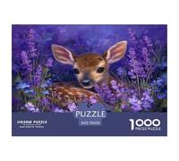 Puzzle A Cute Baby Ciervos De 1000 Piezas Animales Rompecabezas Hombres Y Mujeres De 1000 Piezas Decoracion Entretenimento 70x50cm/1000pcs