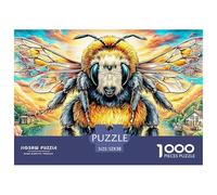 Puzzle Abejas Coloridas 1000 Piezas para Adultos Y Niños - Rompecabezas De DIY, Juego Creativo para Toda La Familia 52x38cm/1000pcs