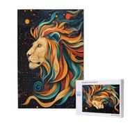 Puzzle Abstracto 5000 Piezas León Grande Rompecabezas Adultos de Madera, Puzzles Juegos Divertidos/Relajantes/Desafiantes para Adultos y Principiantes, Como Regalo para Amigos y Seres Queridos 2T-2055