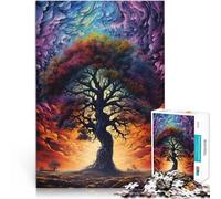 Puzzle adulto 1000 piezas árbol de la vida 50 x 70 cm difícil de completar, pero divertido y humorístico para los 14 años y más