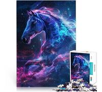 Puzzle adulto 1000 piezas caballo púrpura soñador para rompecabezas 50x70cm juego estimulante y juego familiar adecuado para adolescentes de 14 años y más