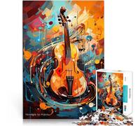 Puzzle adulto 1000 piezas de arte del violín para el placer familiar 26 x 38 cm es ideal como regalo para toda la familia a partir de 14 años