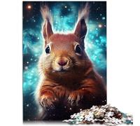 Puzzle adulto 1000 piezas Galaxies ardillas Puzzle cortado con precisión 50x70cm es ideal como regalo para toda la familia