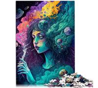 Puzzle adulto 1000 piezas gato claro de luna de cuento de hadas juguetes de rompecabezas DIY 14,96 pulgadas x 20,47 pulgadas Ayuda al cerebro a ejercitar juguetes adictivos para cultivar la paciencia