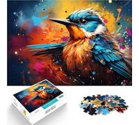 Puzzle Adulto 1000 piezas Gorrión DIY Puzzle Juguetes 50x70cm Juego Familiar Alivio del Estrés Desafío Difícil para Adolescentes de 14 Años y Más