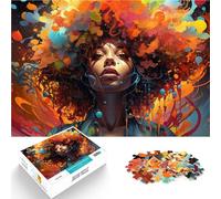 Puzzle adulto 1000 piezas Mujer rompecabezas para ayudar al cerebro a ejercitar juguetes adictivos para cultivar la paciencia 26x38cm