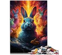 Puzzle adulto 1000 piezas Traveler Rabbit Puzzle cortado con precisión 26x38cm Anti-Stress Staycation Mata El tiempo para Adolescente 14+