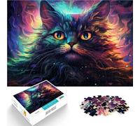 Puzzle Adulto 2000 piezas Gato Maine Coon Puzzle Duro y Difícil Alivio del Estrés Estancia Matar Tiempo 27,56 pulgadas x 39,37 pulgadas Adecuado para Adolescentes de 14 Años y Más