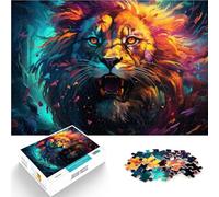 Puzzle Adulto 2000 piezas León Animal Puzzle Imposible 27.56 pulgadas x 39.37 pulgadas Ideas de Regalos para Adolescentes de 14 Años y Más