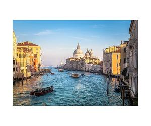 Puzzle adulto de 300 (38 x 26 cm) piezas, Puesta de sol en el Gran Canal de Venecia, juego relajante para adultos, juguete educativo