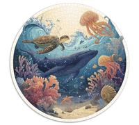 Puzzle Adultos 1000 Piezas Arte Submarino Clásico Estilo Retro Inspirado En Mapas Antiguos Y Ilustraciones Marinas Diseño Atemporal. Ideal para Amantes del Arte Y La Historia.
