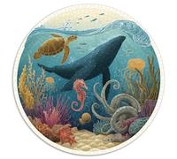 Puzzle Adultos 1000 Piezas Exploración Submarina Desafío Creativo con Naufragios, Peces Tropicales Y Corales. Piezas Interbloqueantes Y Diseño Artístico Mejorar La Concentración.