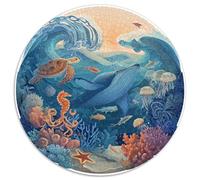 Puzzle Adultos 1000 Piezas Exploración Submarina Desafío Creativo con Naufragios, Peces Tropicales Y Corales. Piezas Interbloqueantes Y Diseño Artístico Mejorar La Concentración.