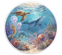 Puzzle Adultos 1000 Piezas Exploración Submarina Desafío Creativo con Naufragios, Peces Tropicales Y Corales. Piezas Interbloqueantes Y Diseño Artístico Mejorar La Concentración.