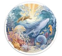 Puzzle Adultos 1000 Piezas Exploración Submarina Desafío Creativo con Naufragios, Peces Tropicales Y Corales. Piezas Interbloqueantes Y Diseño Artístico Mejorar La Concentración.