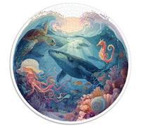 Puzzle Adultos 1000 Piezas Exploración Submarina Desafío Creativo con Naufragios, Peces Tropicales Y Corales. Piezas Interbloqueantes Y Diseño Artístico Mejorar La Concentración.