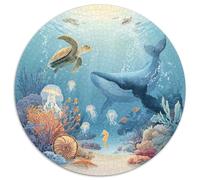 Puzzle Adultos 1000 Piezas Exploración Submarina Desafío Creativo con Naufragios, Peces Tropicales Y Corales. Piezas Interbloqueantes Y Diseño Artístico Mejorar La Concentración.
