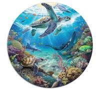 Puzzle Adultos 1000 Piezas Exploración Submarina Desafío Creativo con Naufragios, Peces Tropicales Y Corales. Piezas Interbloqueantes Y Diseño Artístico Mejorar La Concentración.