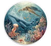 Puzzle Adultos 1000 Piezas Fondo Marino Explora Los Misterios del Océano con Este Desafío Creativo. Diseño Artístico con Tortugas, Delfines Y Arrecifes. Estimula La Mente Y Fomenta La Paciencia.