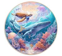 Puzzle Adultos 1000 Piezas Fondo Marino Explora Los Misterios del Océano con Este Desafío Creativo. Diseño Artístico con Tortugas, Delfines Y Arrecifes. Estimula La Mente Y Fomenta La Paciencia.