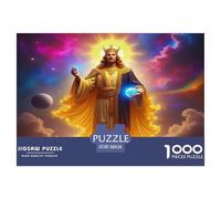 Puzzle Adultos 1000 Piezas Religión Jesús Corona Cósmica Vivo Espiritual Extremadamente Difícil Juego Decoración Pared Regalo 38x26cm