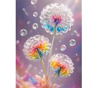 Puzzle Adultos, Puzzles de 200 Piezas Arte de Juego de para Adultos, Rompecabezas de Impresión de Alta Definición Multicolor, Tema:Diente de león Coloreado