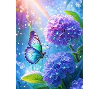 Puzzle Adultos, Puzzles de 60 Piezas Arte de Juego de para Adultos, Rompecabezas de Impresión de Alta Definición Multicolor, Tema:Flor del Arco Iris