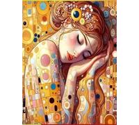 Puzzle Adultos, Puzzles de 60 Piezas Arte de Juego de para Adultos, Rompecabezas de Impresión de Alta Definición Multicolor, Tema:Mujer Elegante Dorada