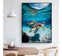 Puzzle Adultos, Puzzles de 700 Piezas Arte de Juego de para Adultos, Rompecabezas de Impresión de Alta Definición Multicolor, Tema:Tortuga del Sol