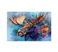 Puzzle Alce Puzzle 5000 Piezas Color Imposible, DIY Obra de Arte de Juego de Rompecabezas para Adultos, Rompecabezas de Alta Definición Multicolor, Regalo Mujer Decoracion Hogar 105x156cm E-521