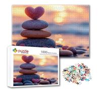 Puzzle Amar Puzzle 1000 Piezas Paisaje, Rompecabezas Imposible Desafiante, Adultos Madera jigsaw, Juegos de Rompecabezas para Toda la Familia con Reducción de Presión, Regalos para Mujeres Hombres A-9
